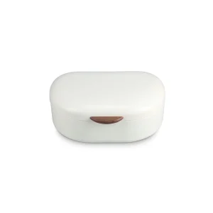 Salt&Pepper Crust Broodtrommel met houten greep medium