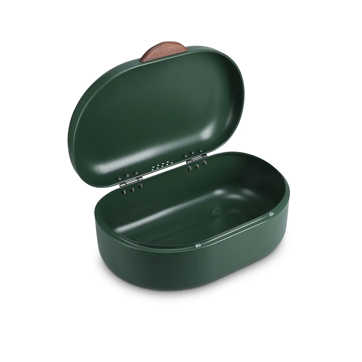 Salt&Pepper Crust Broodtrommel met houten greep medium - Afbeelding 6