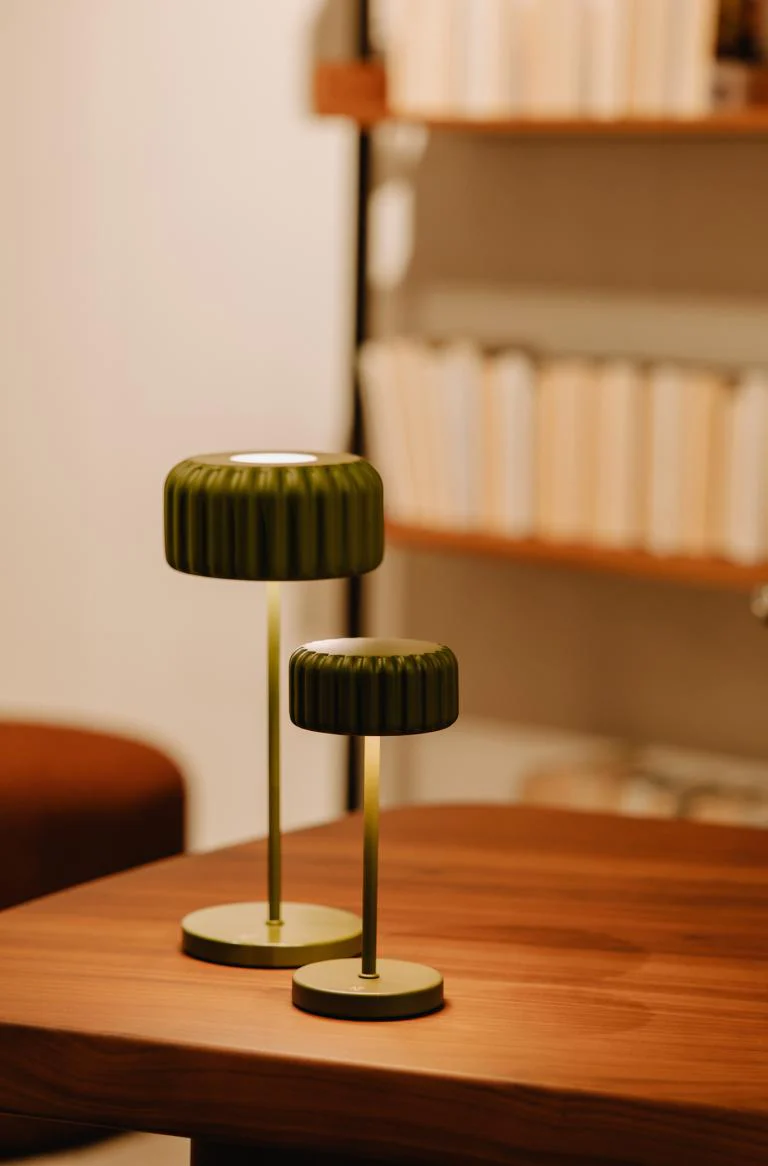 Atelier Pierre Mini Bistro oplaadbare lamp olive - Afbeelding 9