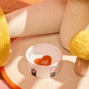 Fluid Market Cat bowl "I meow you"