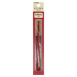 Tulip Etimo Red haaknaald softgrip – 3,00mm