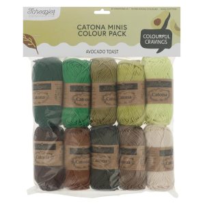 Scheepjes Catona colour pack 10x25g Avocado Toast