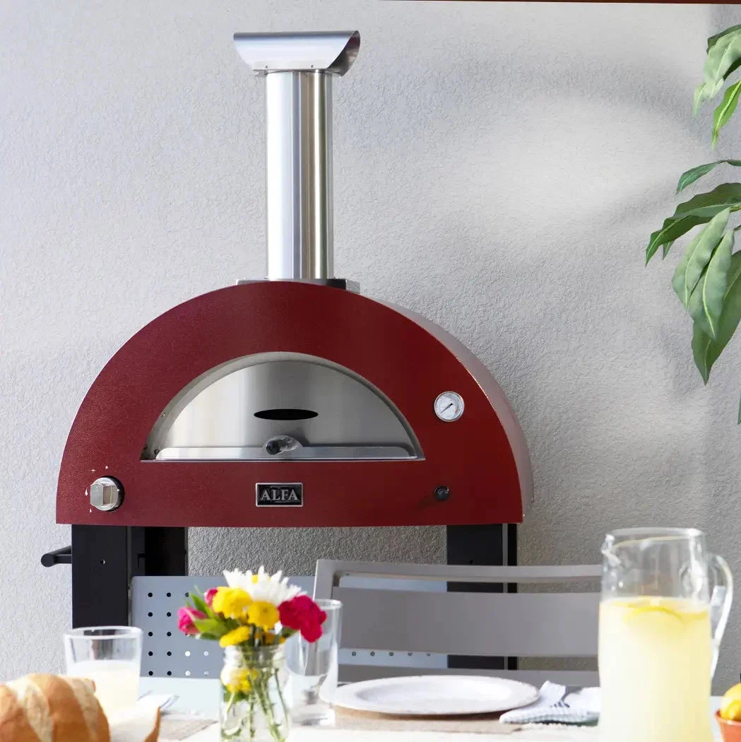 Alfa Forni Moderno 2 pizzaoven GAS EN HOUT - Afbeelding 5
