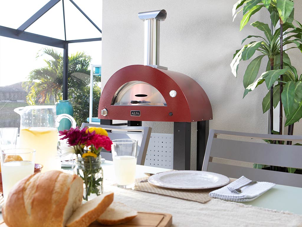 Alfa Forni Moderno 2 pizzaoven GAS EN HOUT - Afbeelding 7