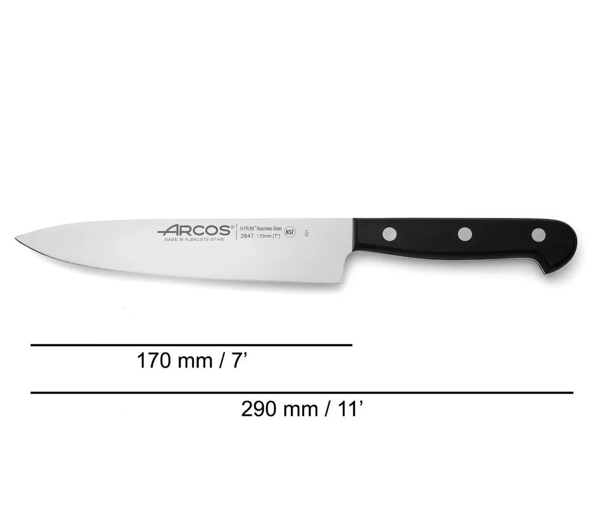 Arcos Universal Koksmes 170mm - Afbeelding 3