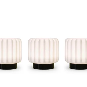 Atelier Pierre Dentelles 9 set van 3 draadloze lampen black