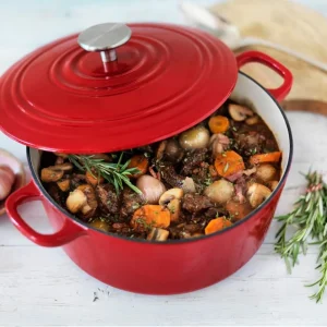 BK Bourgogne Stoofpot 24cm - chili red