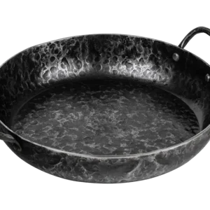 Forged braadpan carbonstaal 2 oren