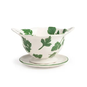 &Klevering Vergiet parsley of basil met schoteltje -50%