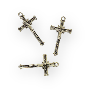 Kruis groot zilver met corpus – dubbelzijdig