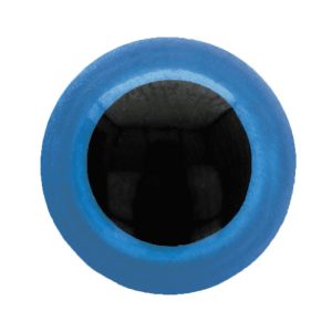 Veiligheidsoogjes 24mm Blauw (2 paar)